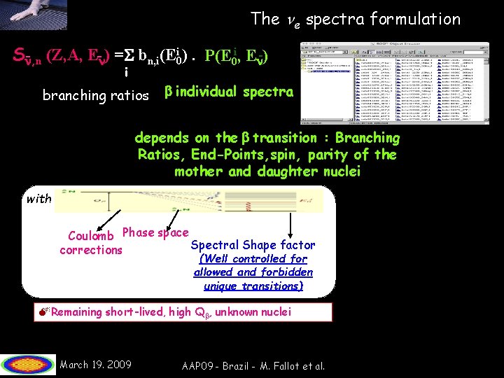 The e spectra formulation S , n - (Z, A, E- ) = bn,