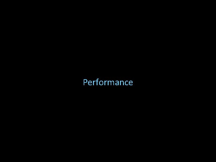 Performance 