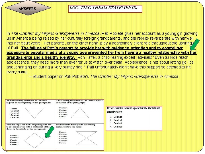ANSWERS In The Oracles: My Filipino Grandparents in America, Pati Poblete gives her account