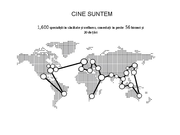 CINE SUNTEM 1, 600 specialiști în sănătate și wellness, conectați 20 de țări în