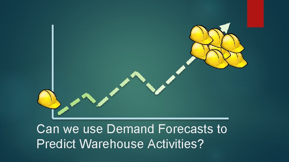 Can we use Demand Forecasts to Predict Warehouse Activities? Can we use Demand Forecasts to Predict Warehouse Activities?