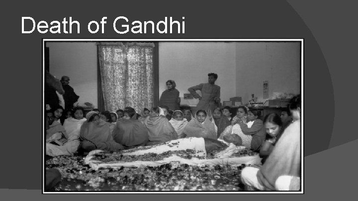 Death of Gandhi 