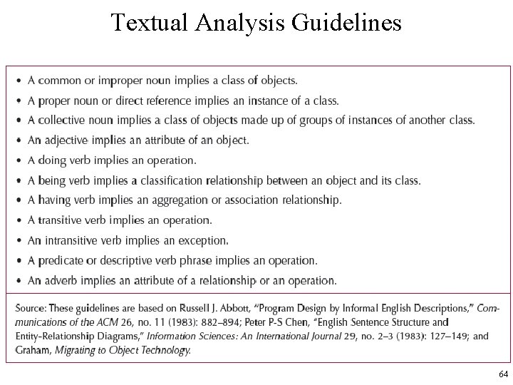 Textual Analysis Guidelines 64 