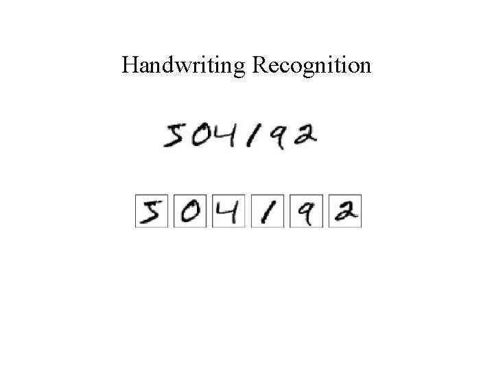 Handwriting Recognition 