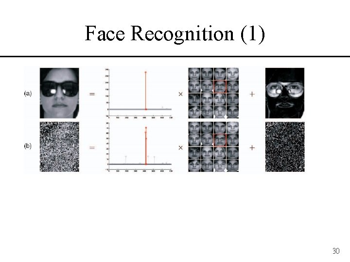 Face Recognition (1) 30 