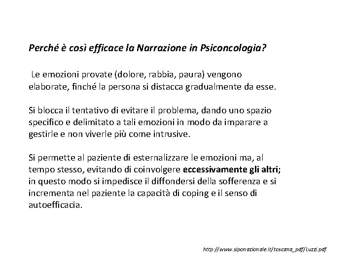 Perché è così efficace la Narrazione in Psiconcologia? Le emozioni provate (dolore, rabbia, paura)