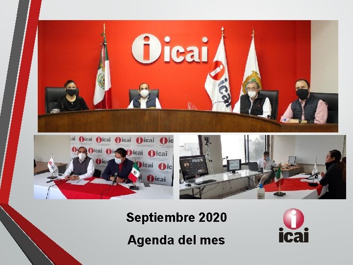 Septiembre 2020 Agenda del mes 