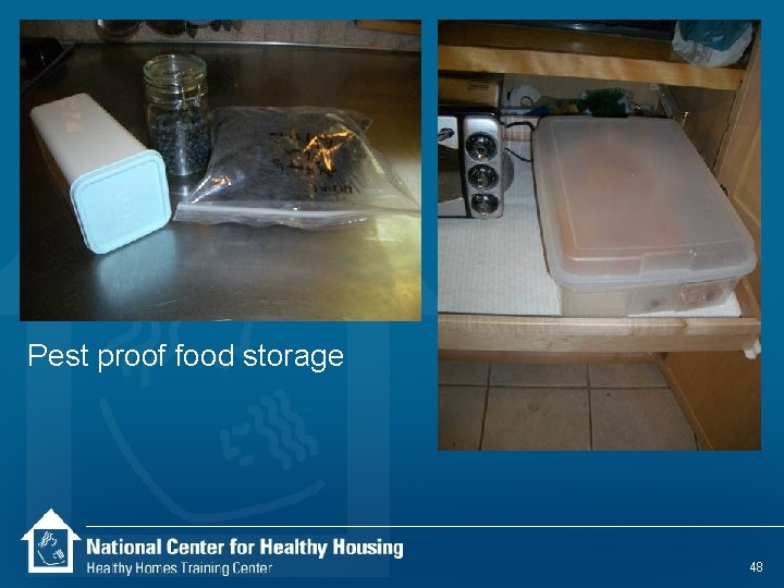 Pest proof food storage 48 