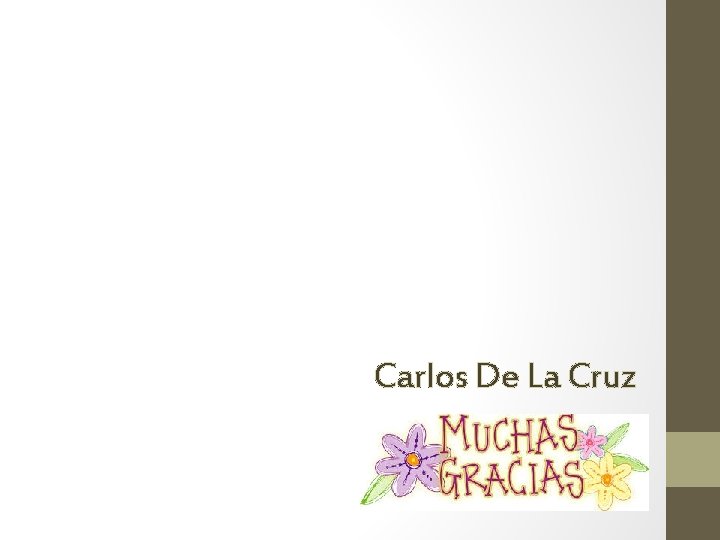 Carlos De La Cruz 