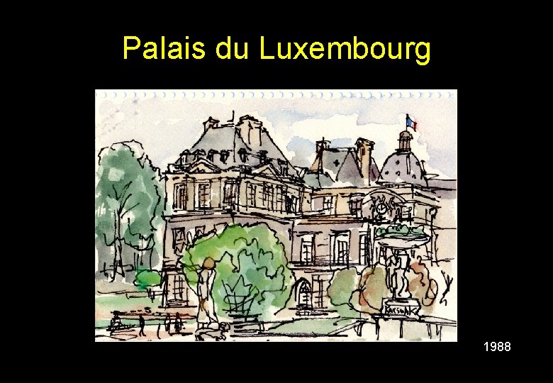 Palais du Luxembourg 1988 