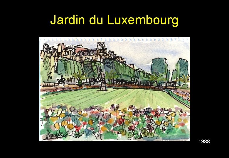 Jardin du Luxembourg 1988 