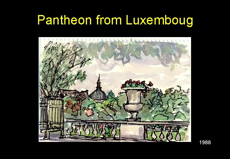 Pantheon from Luxemboug 1988 