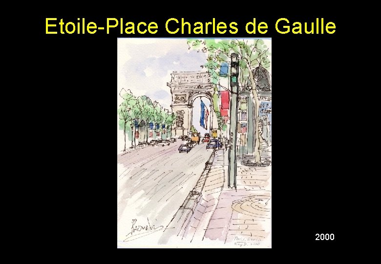 Etoile-Place Charles de Gaulle 2000 