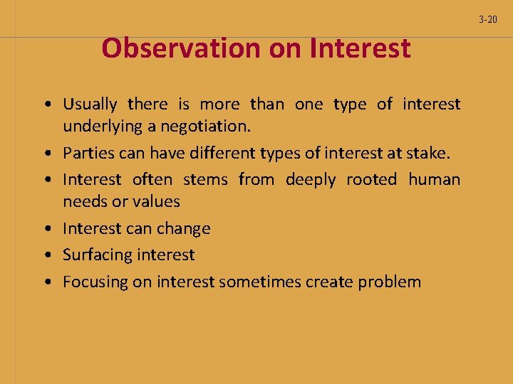 3 -20 Observation on Interest • Usually there is more than one type of 3 -20 Observation on Interest • Usually there is more than one type of