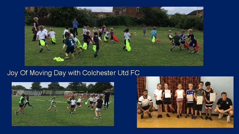 Joy Of Moving Day with Colchester Utd FC 