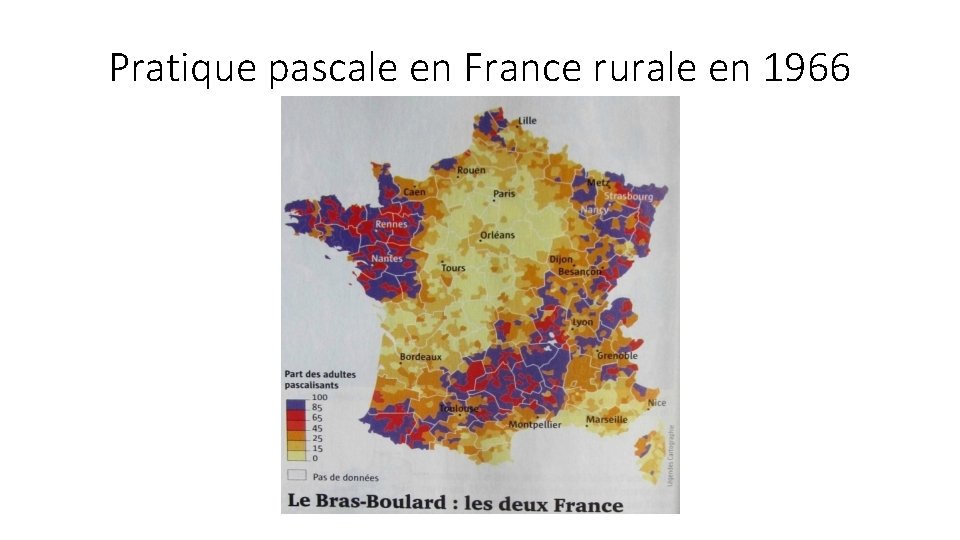 Pratique pascale en France rurale en 1966 