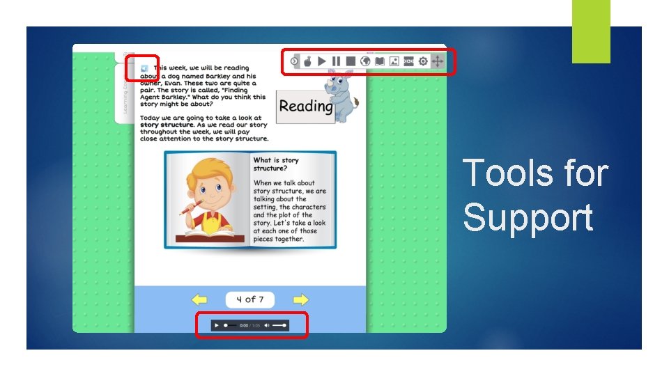 Tools for Support Tools for Support