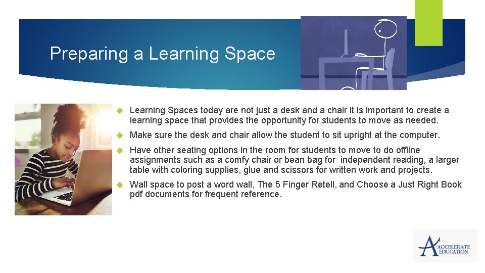 Preparing a Learning Spaces today are not just a desk and a chair it Preparing a Learning Spaces today are not just a desk and a chair it