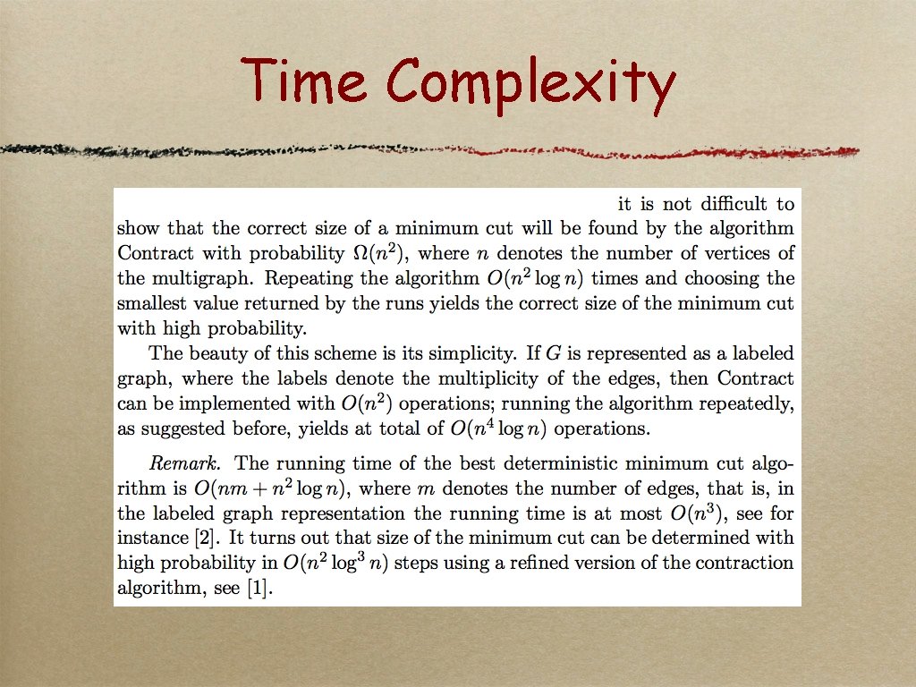 Time Complexity 