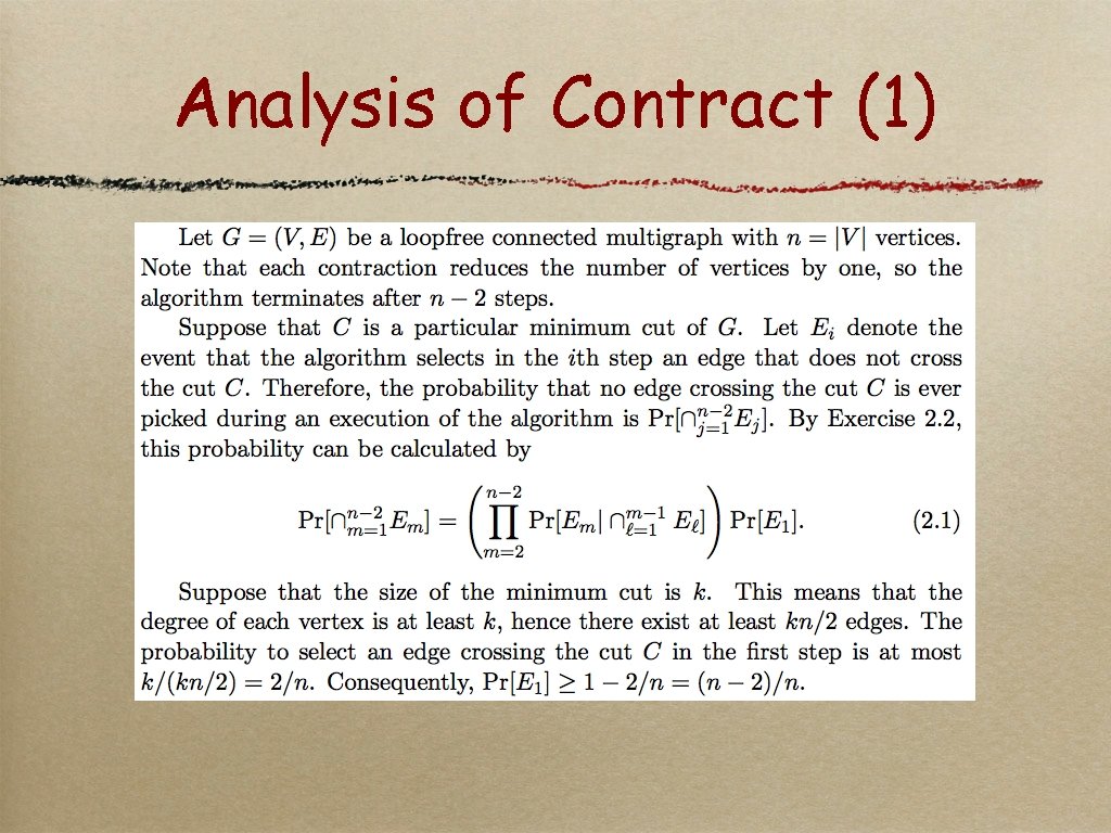 Analysis of Contract (1) 