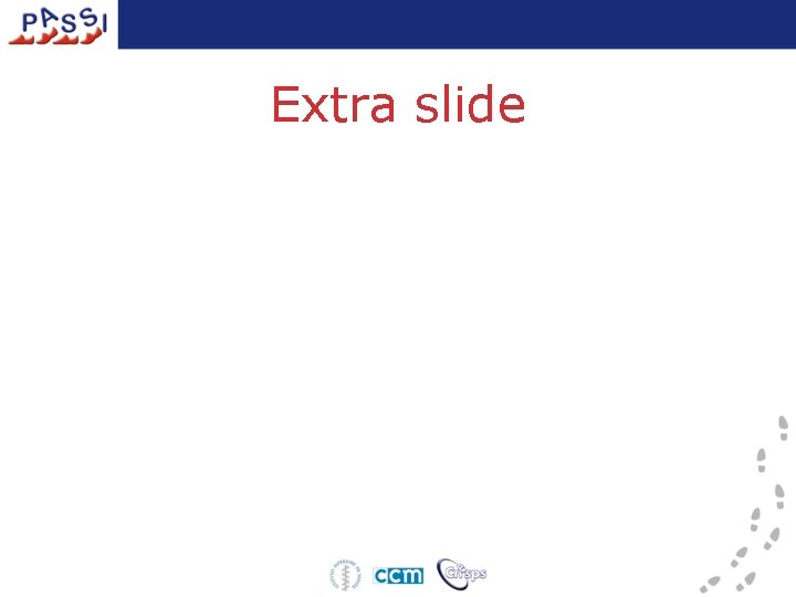 Extra slide 
