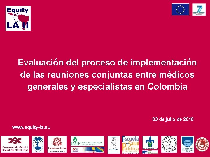 Evaluación del proceso de implementación de las reuniones conjuntas entre médicos generales y especialistas