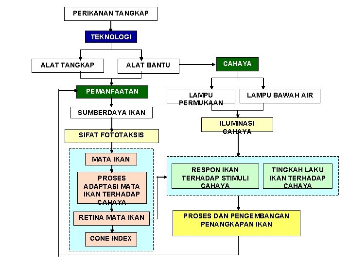 PERIKANAN TANGKAP TEKNOLOGI ALAT TANGKAP ALAT BANTU PEMANFAATAN CAHAYA LAMPU PERMUKAAN LAMPU BAWAH AIR