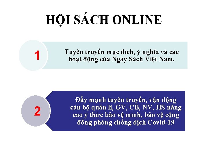 HỘI SÁCH ONLINE 1 2 Tuyên truyền mục đích, ý nghĩa và các hoạt