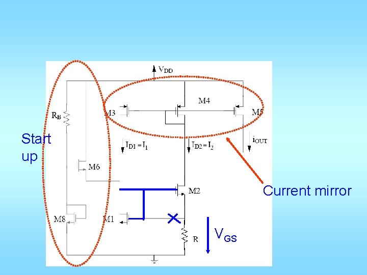 Start up Current mirror VGS 