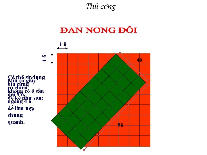 Thủ công 1ô 1ô Có thể sử dụng Một tờ giấy bìa cứng có