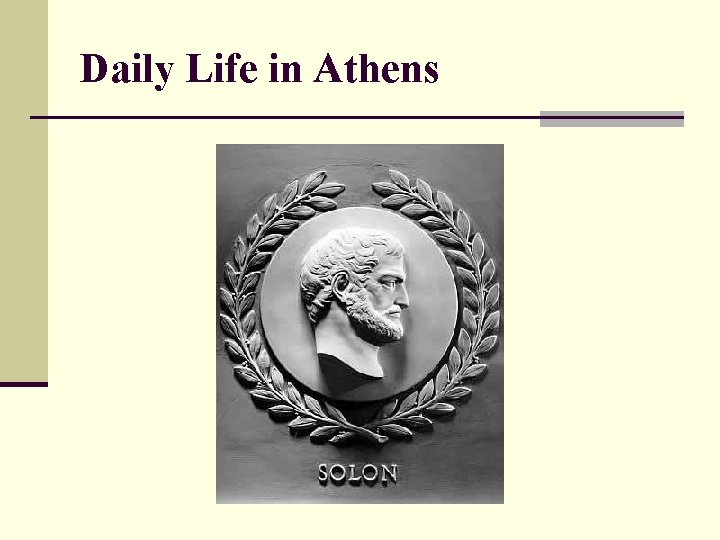 Daily Life in Athens 