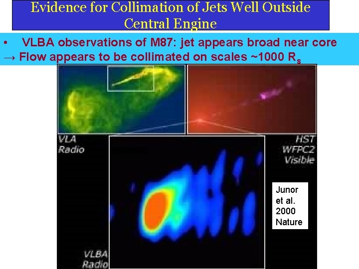 Evidence for Collimation of Jets Well Outside Central Engine • VLBA observations of M