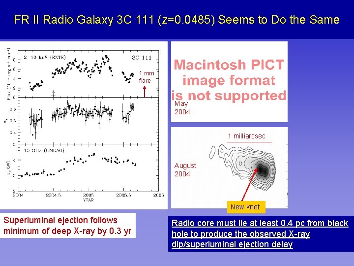 FR II Radio Galaxy 3 C 111 (z=0. 0485) Seems to Do the Same