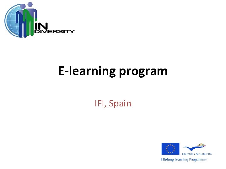 E-learning program IFI, Spain 