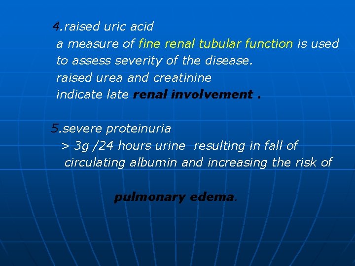 4. raised uric acid a measure of fine renal tubular function is used to