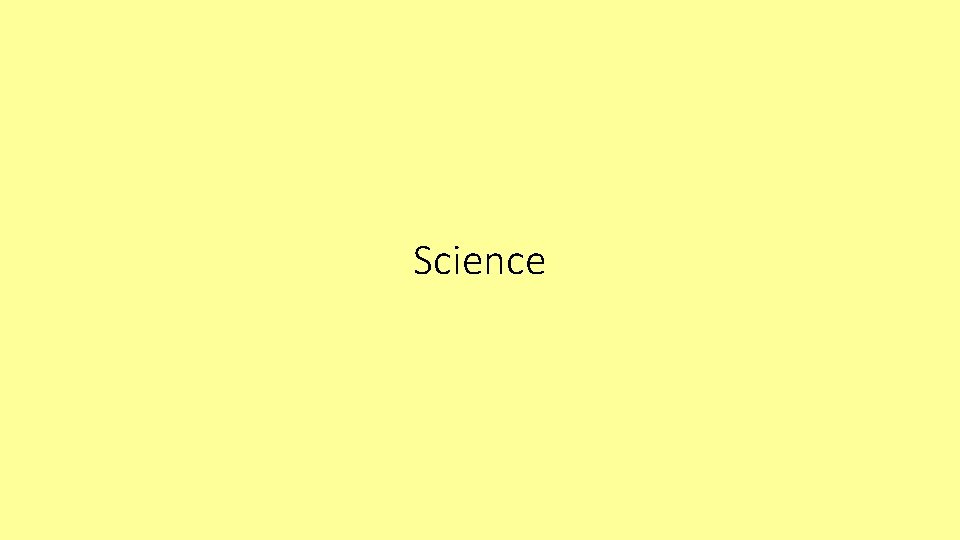 Science 