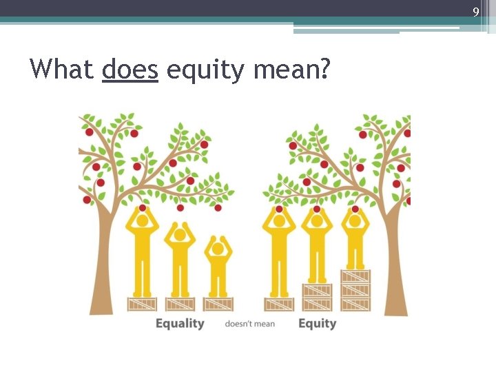 9 What does equity mean? 