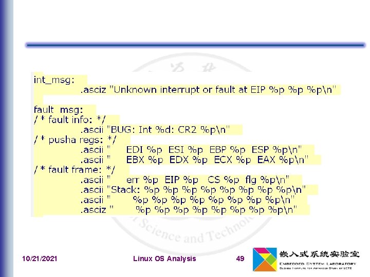 10/21/2021 Linux OS Analysis 49 