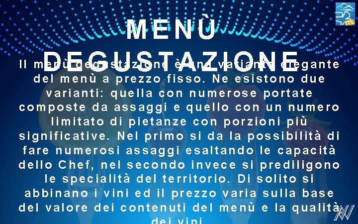 MENÙ I l m. D e n ùE d e. G g u s.