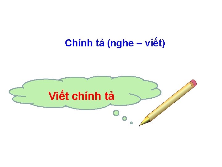 Chính tả (nghe – viết) Viết chính tả 