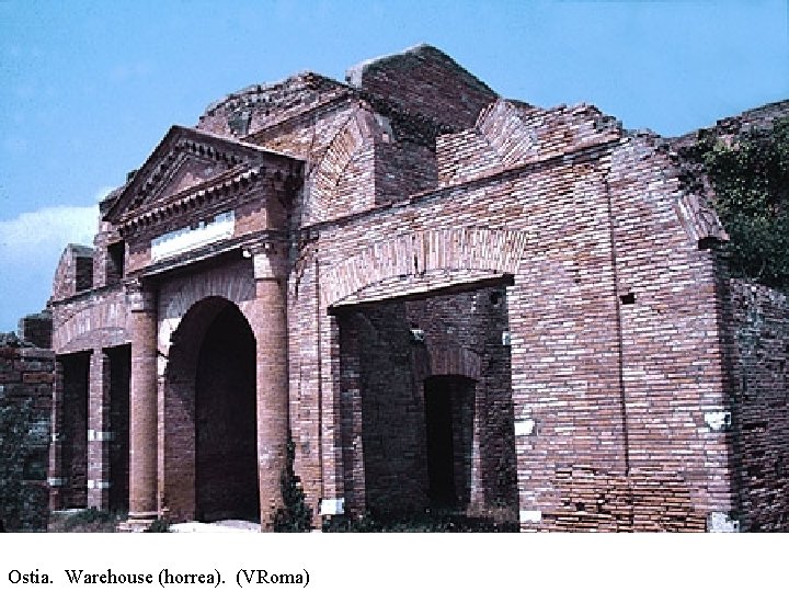 Ostia. Warehouse (horrea). (VRoma) 