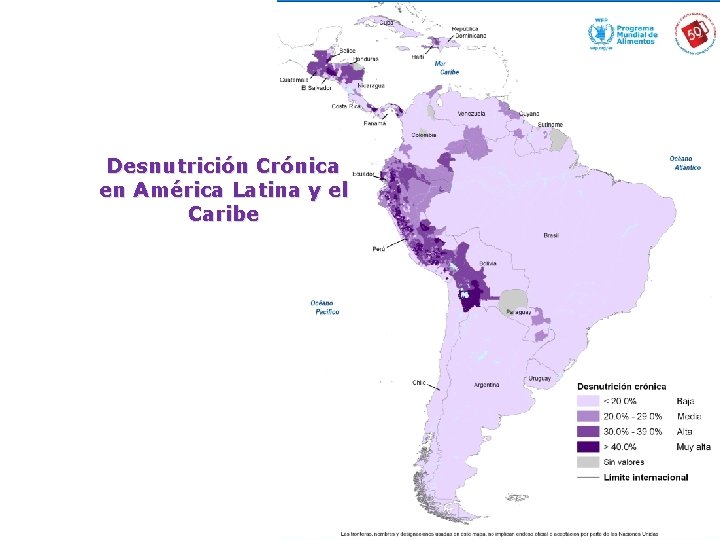 Desnutrición Crónica en América Latina y el Caribe 