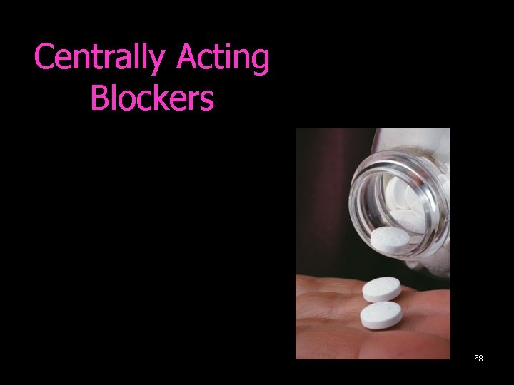 Centrally Acting Blockers 68 