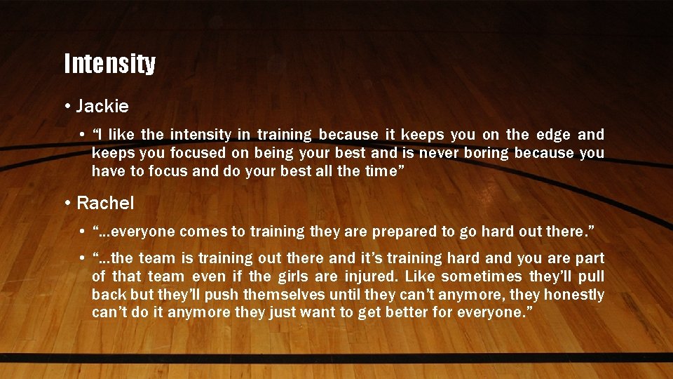 High Performance Coaching Comparison between a highly successful
