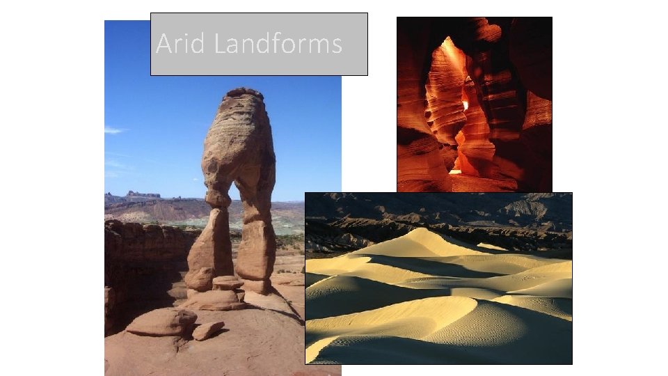 Arid Landforms 