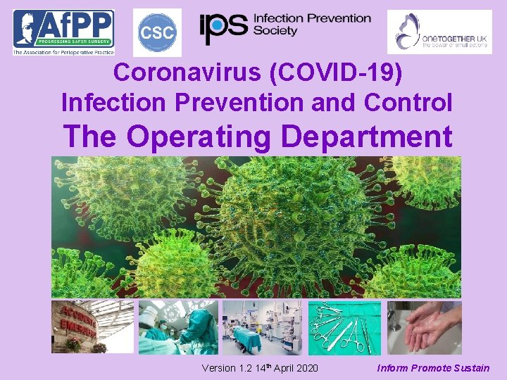 Coronavirus (COVID-19) Infection Prevention and Control The Operating Department Version 1. 2 14 th