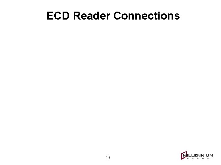 ECD Reader Connections 15 