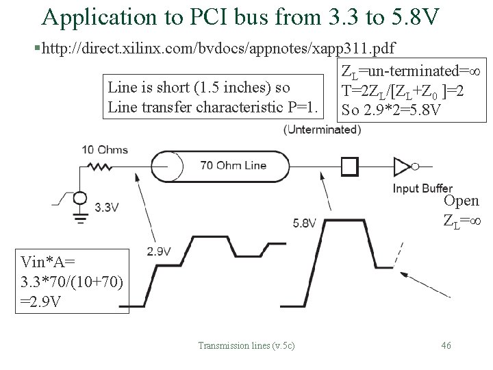 Application to PCI bus from 3. 3 to 5. 8 V § http: //direct.
