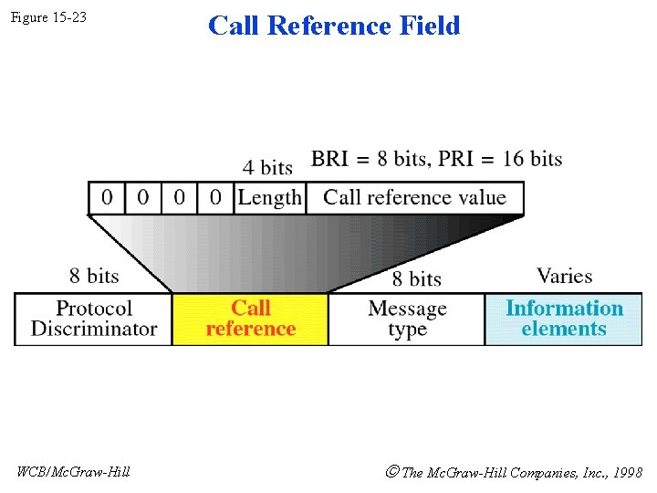 Figure 15 -23 WCB/Mc. Graw-Hill Call Reference Field The Mc. Graw-Hill Companies, Inc. ,