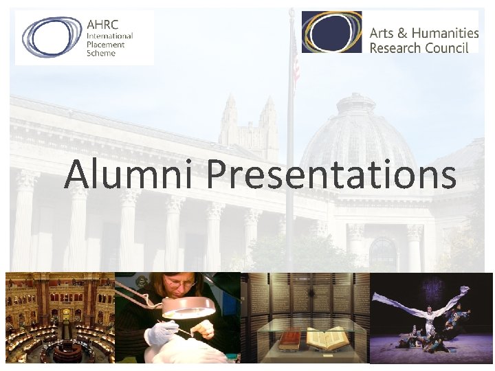 Alumni Presentations 